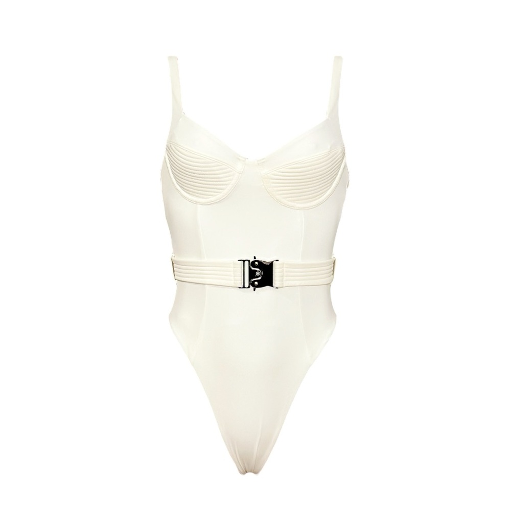 DEVON WINDSOR Freya One Piece Swim, Cream, XS